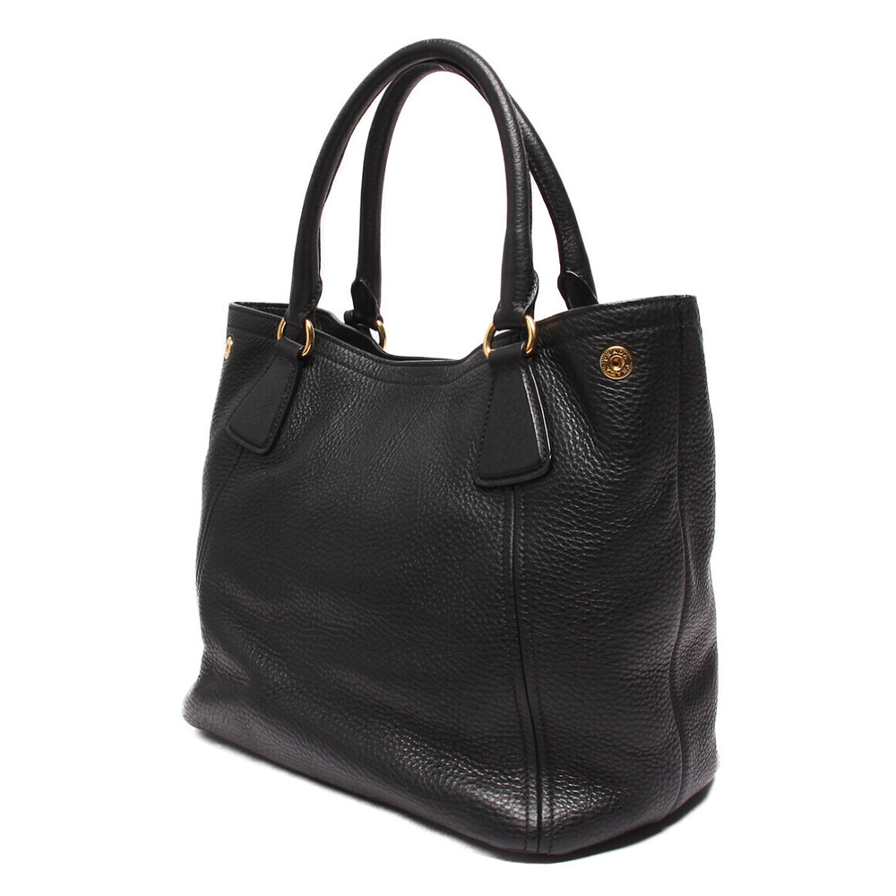 Prada Vitello Daino Side Pocket Tote black leather - Picture 2 of 6